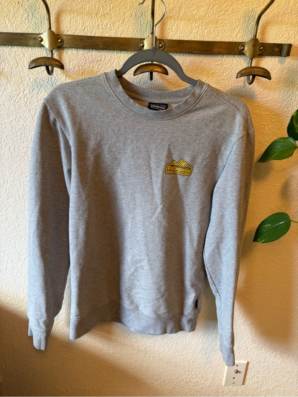 Patagonia Light Gray Crewneck